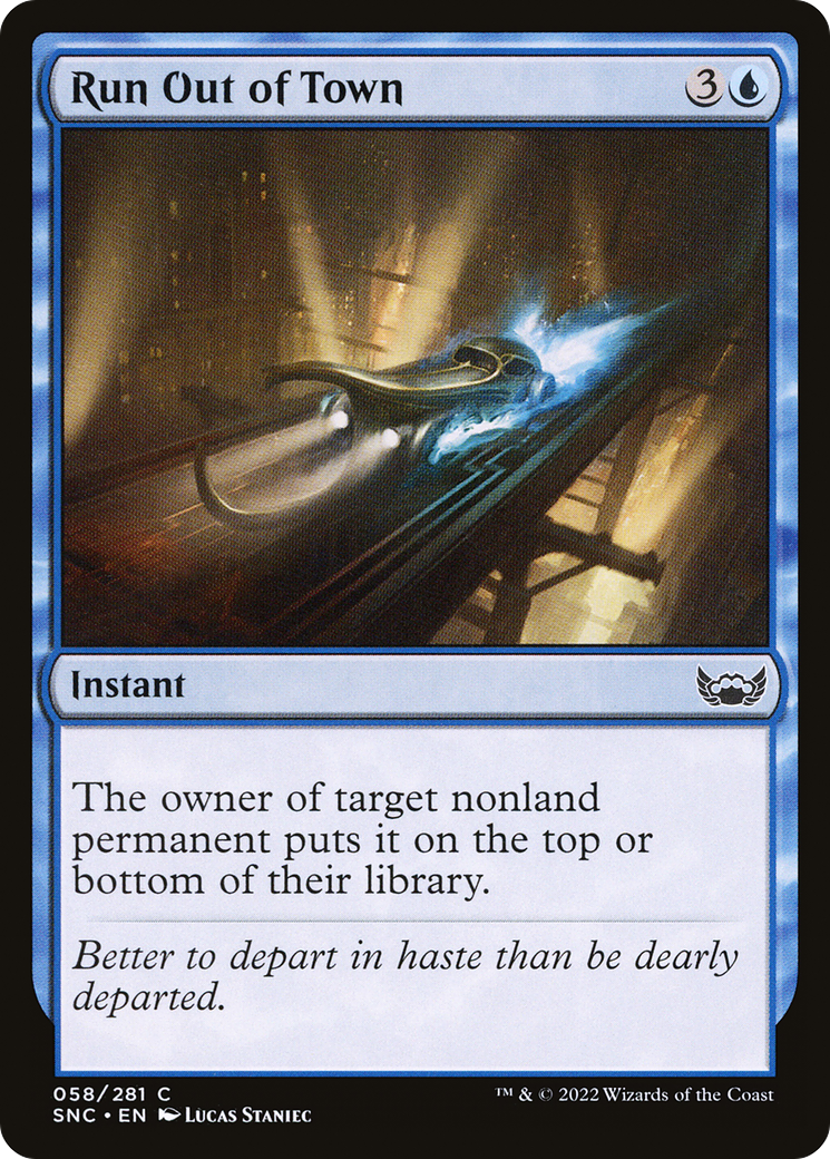 Run Out of Town [Streets of New Capenna] Foil