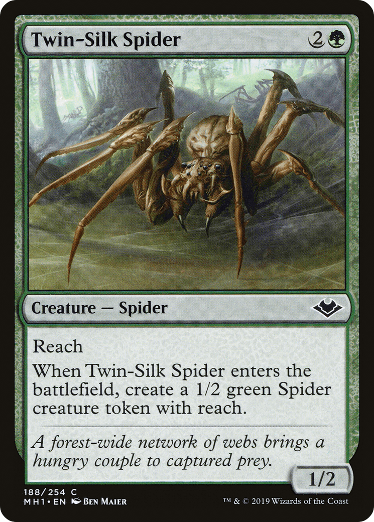 Twin-Silk Spider [Modern Horizons] Foil