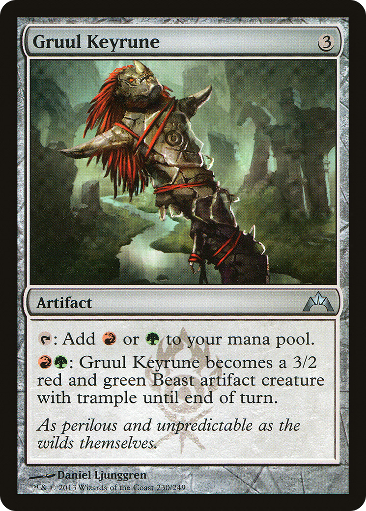 Gruul Keyrune [Gatecrash] Foil
