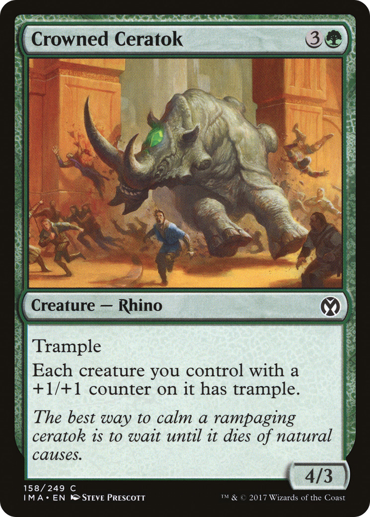 Crowned Ceratok [Iconic Masters] Foil