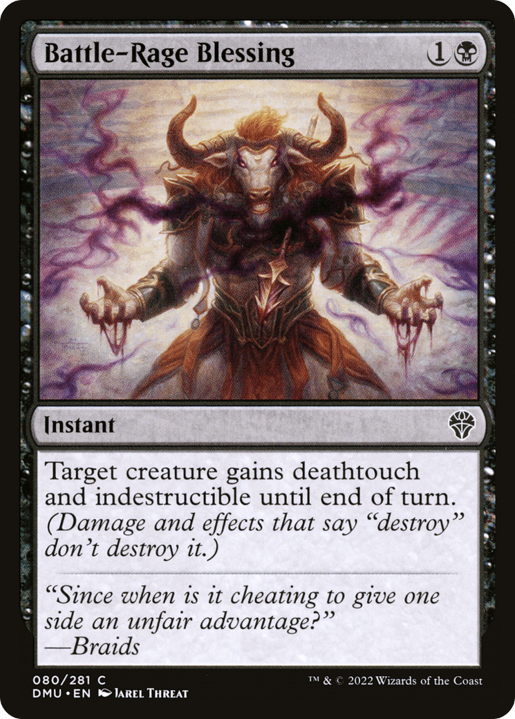 Battle-Rage Blessing [Dominaria United] Foil