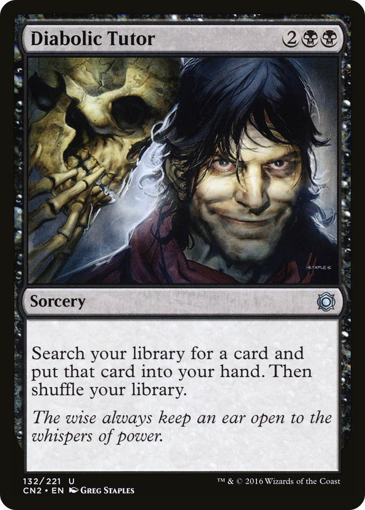 Diabolic Tutor [Conspiracy: Take the Crown] Foil