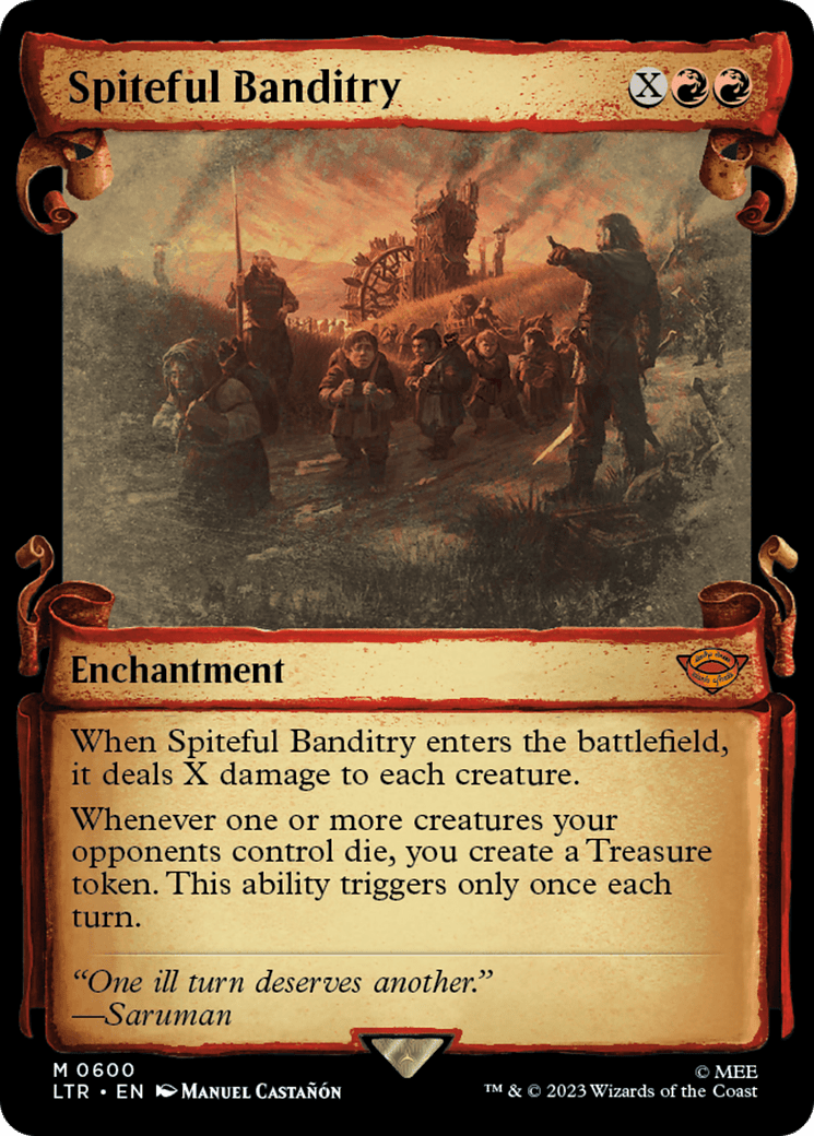 Spiteful Banditry [The Lord of the Rings: Tales of Middle-Earth Showcase Scrolls] Foil