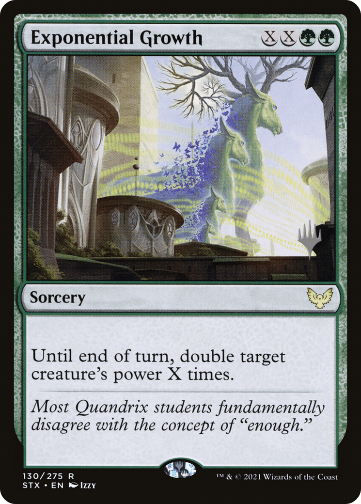 Exponential Growth (Promo Pack) [Strixhaven: School of Mages Promos] Foil
