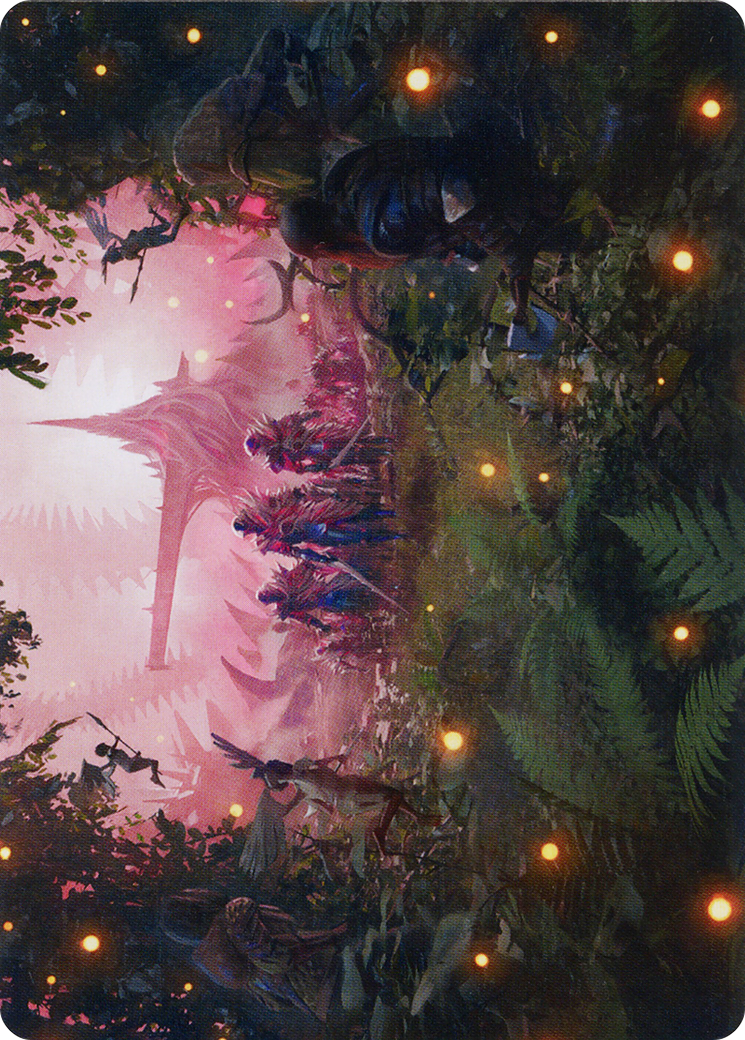 Invasion of Eldraine // Invasion of Eldraine (AMOM-024) - March of the Machine Art Series (Borderless) Foil