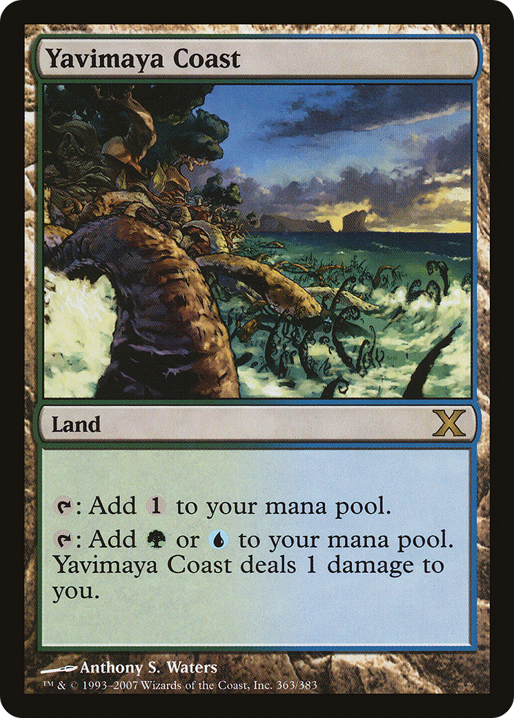 Yavimaya Coast [Tenth Edition] Foil