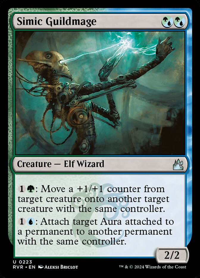 Simic Guildmage 223/291 (Ravnica Remastered)  - Foil