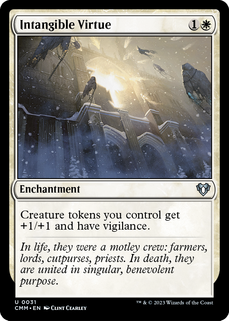Intangible Virtue [Commander Masters] Foil