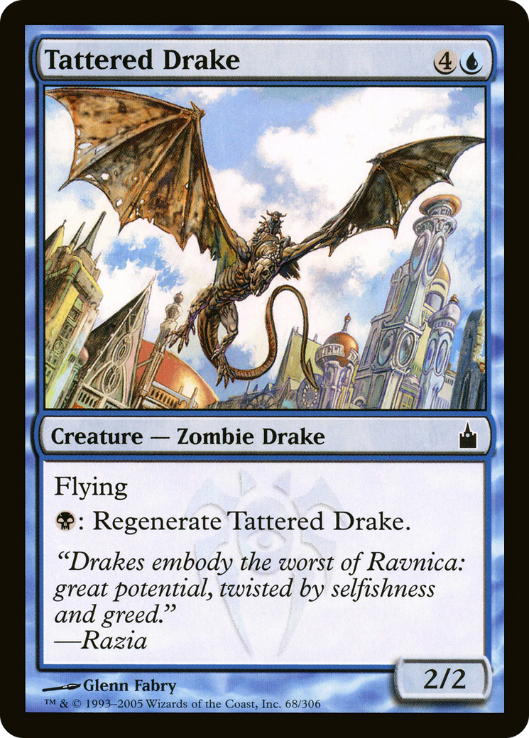 Tattered Drake [Ravnica: City of Guilds] Foil