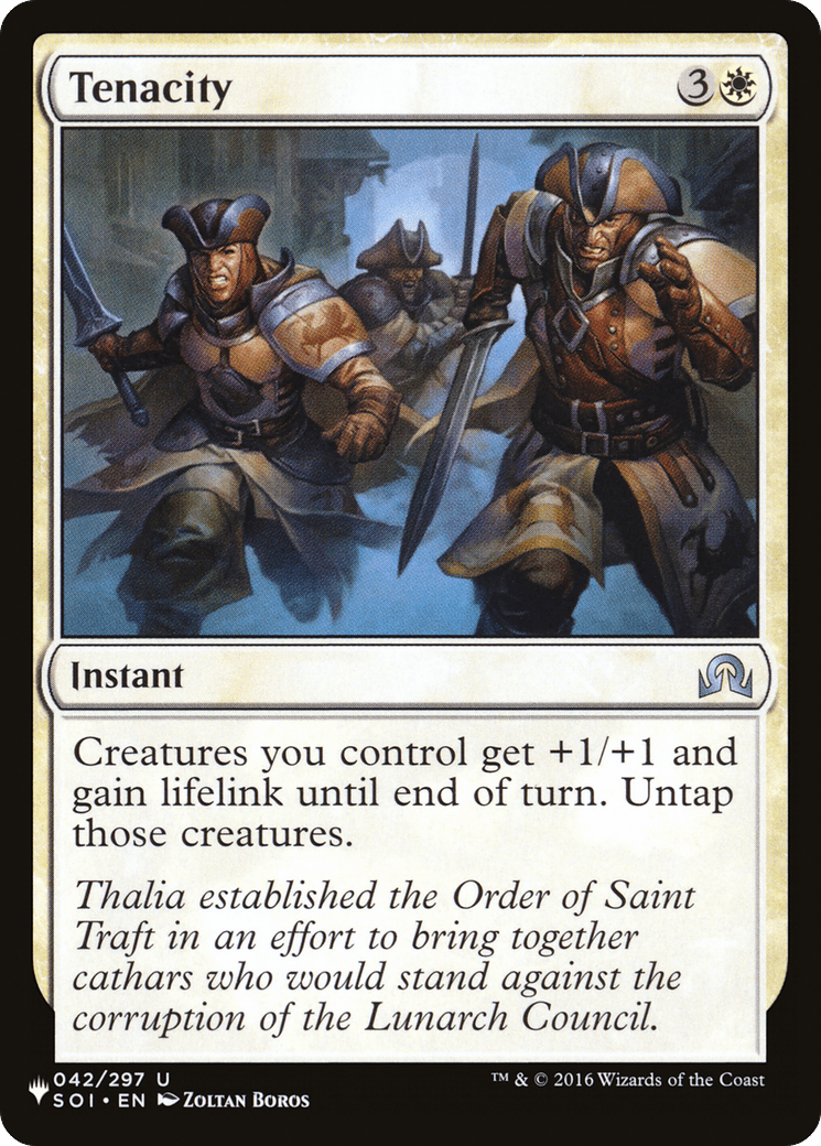 Tenacity |  (SOI-42) [The List]