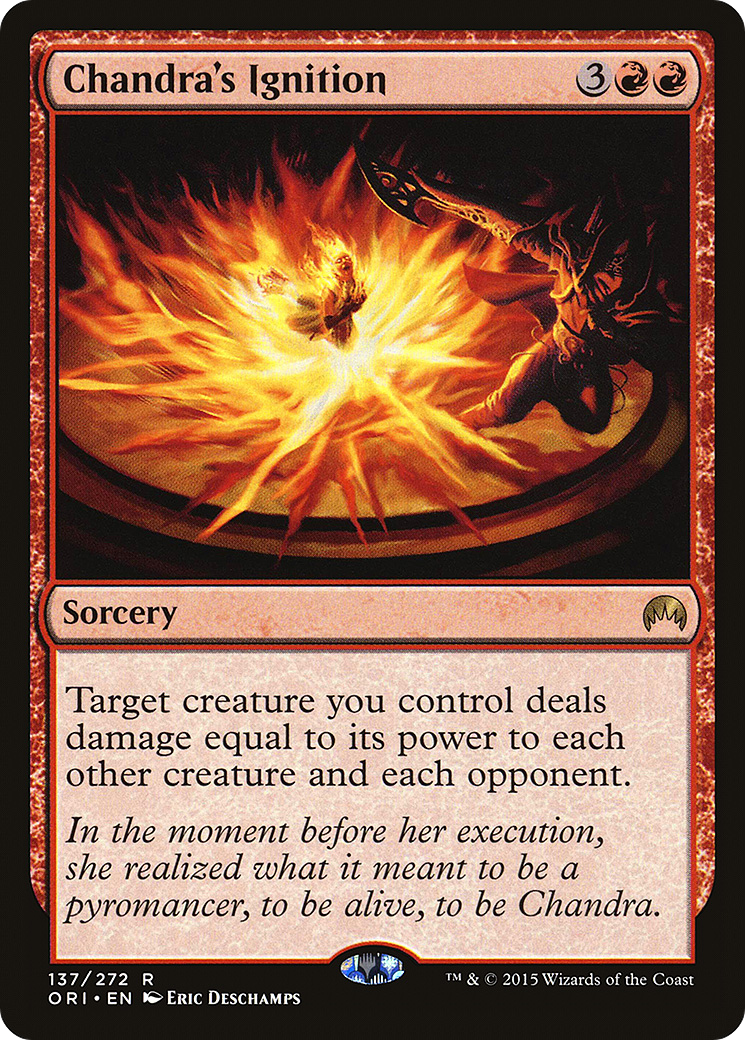 Chandra's Ignition [Magic Origins] Foil