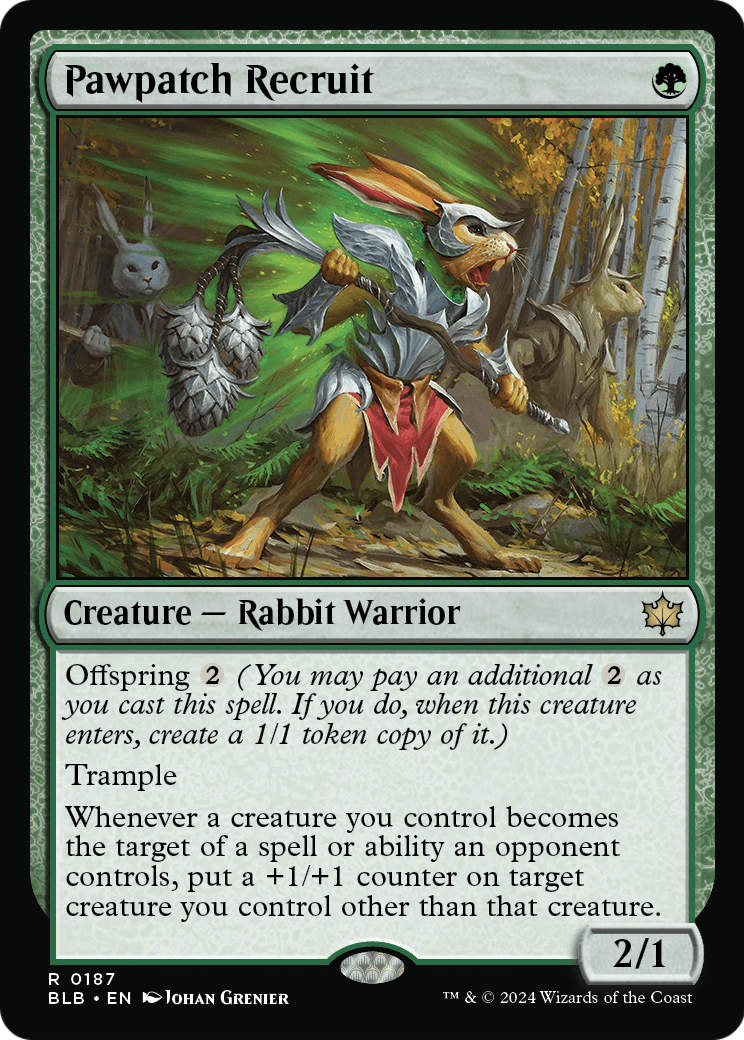 Pawpatch Recruit [Bloomburrow] Foil