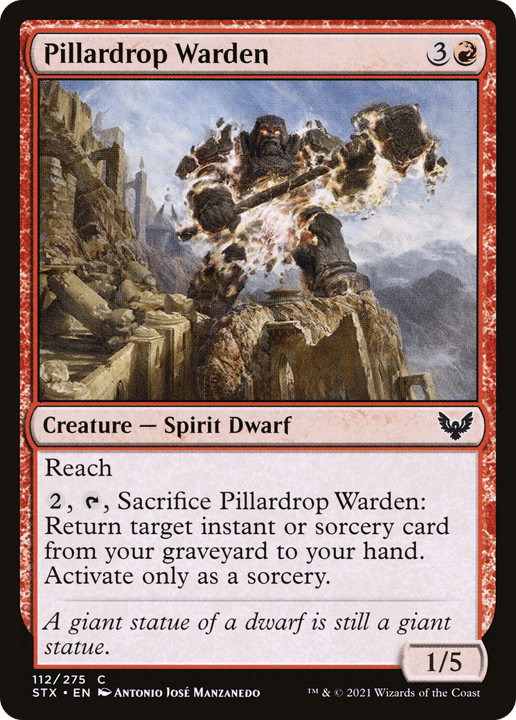 Pillardrop Warden [Strixhaven: School of Mages]