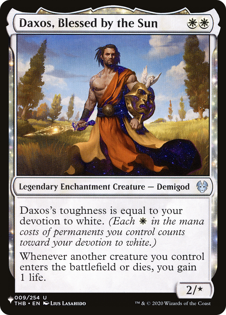 Daxos, Blessed by the Sun |  (THB-9) [The List]