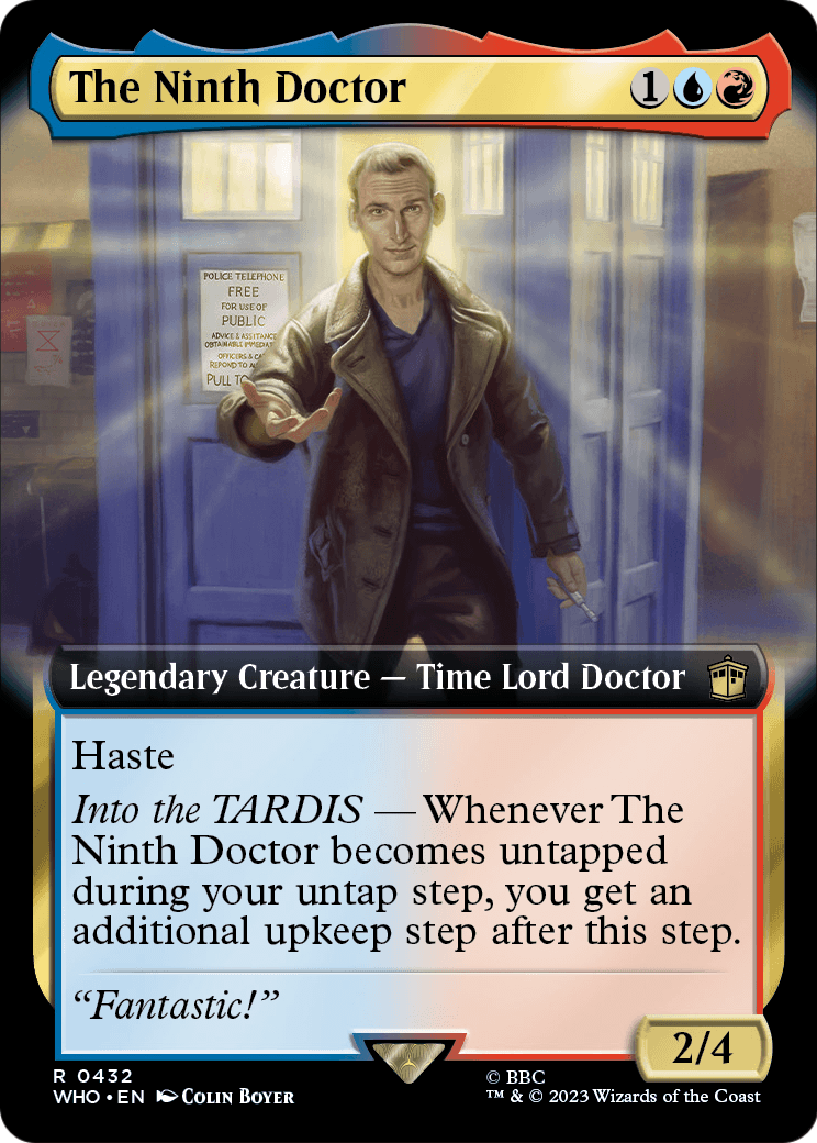 The Ninth Doctor (Extended Art) [Doctor Who] Foil