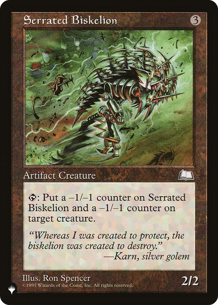 Serrated Biskelion |  (WTH-156) [The List]