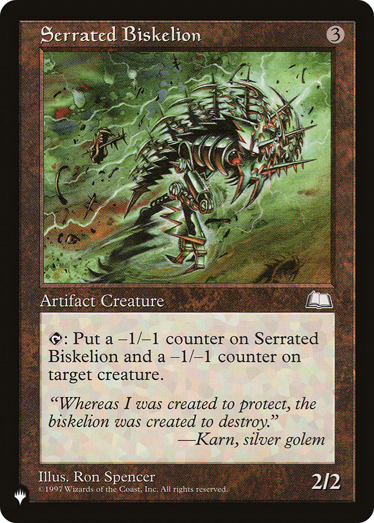 Serrated Biskelion |  (WTH-156) [The List]