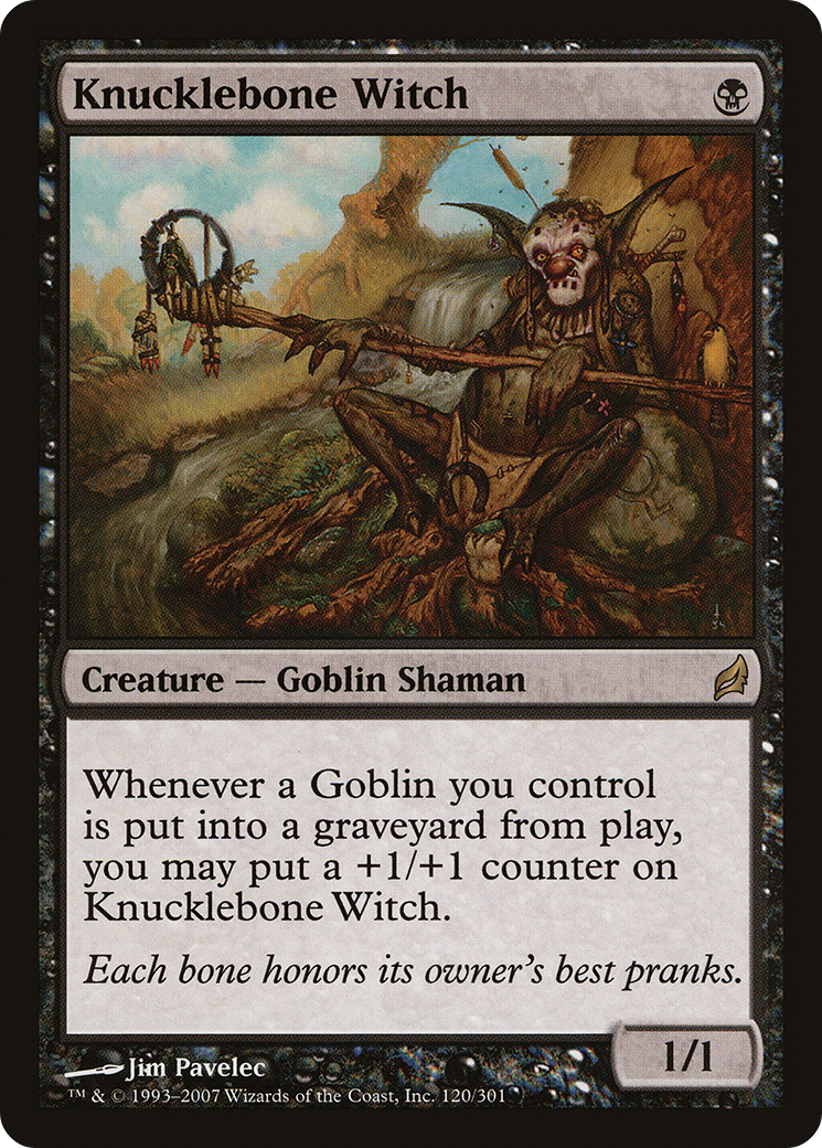Knucklebone Witch [Lorwyn] Foil