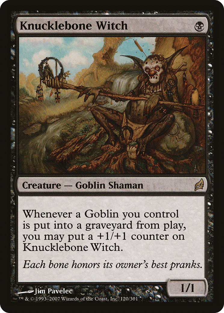 Knucklebone Witch [Lorwyn] Foil