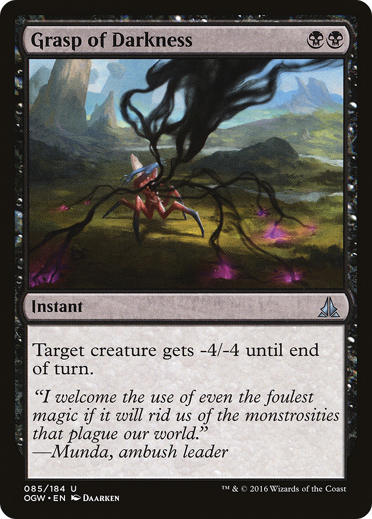 Grasp of Darkness [Oath of the Gatewatch] Foil