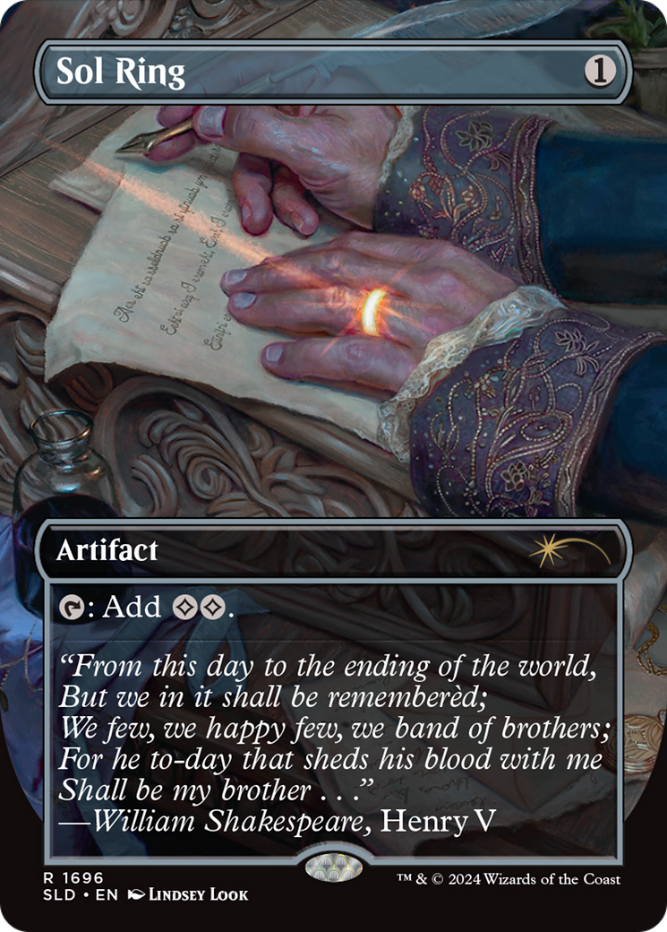 Sol Ring (1696) [Secret Lair: Sheldon's Spellbook] Foil