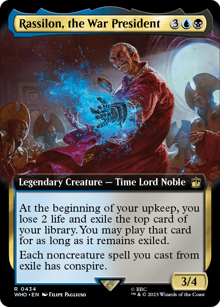 Rassilon, the War President (Extended Art) [Doctor Who] Foil
