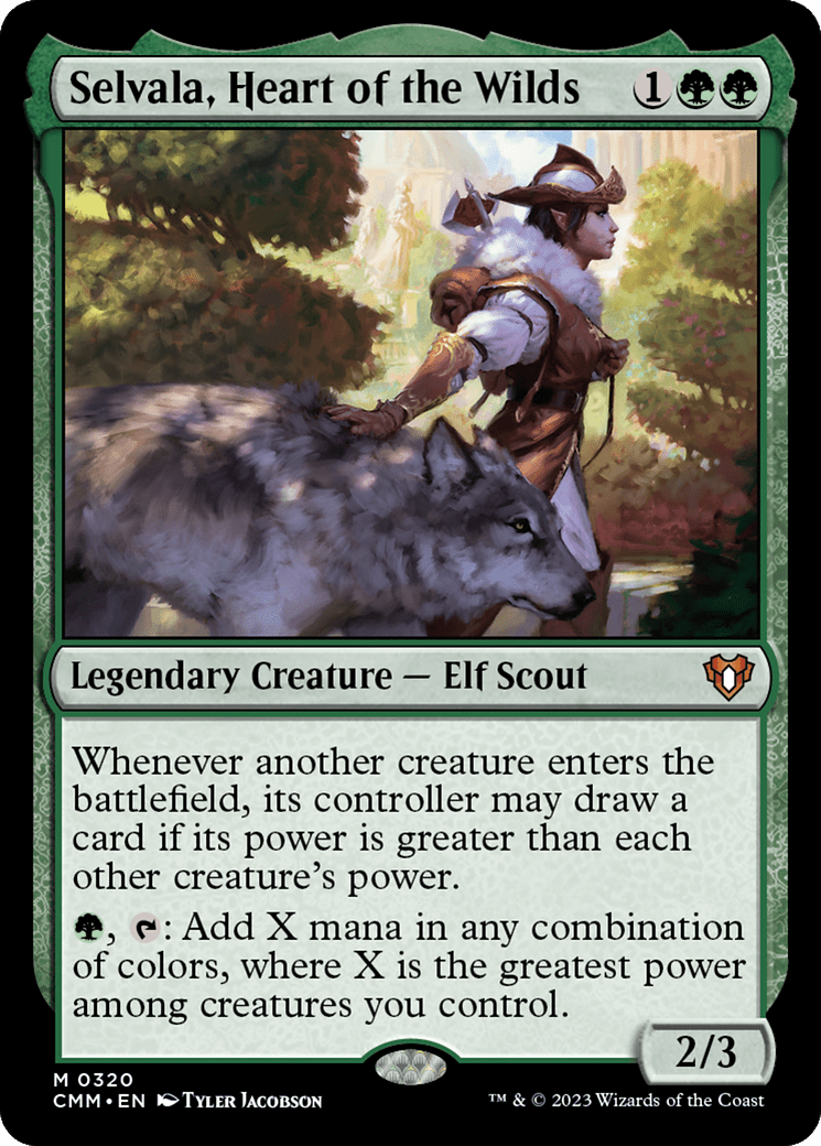 Selvala, Heart of the Wilds [Commander Masters] Foil