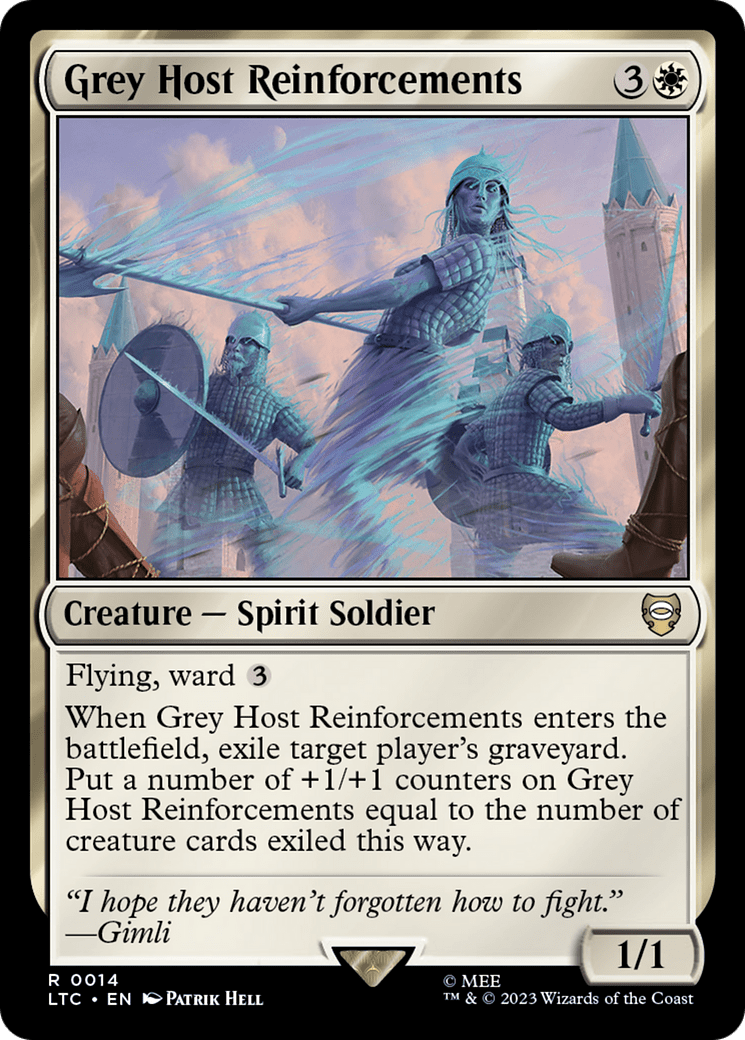 Grey Host Reinforcements [The Lord of the Rings: Tales of Middle-Earth Commander] Foil