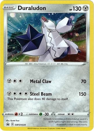 Duraludon SWSH028 SWSH028/307 - SWSH Sword & Shield Promo Cards Holofoil