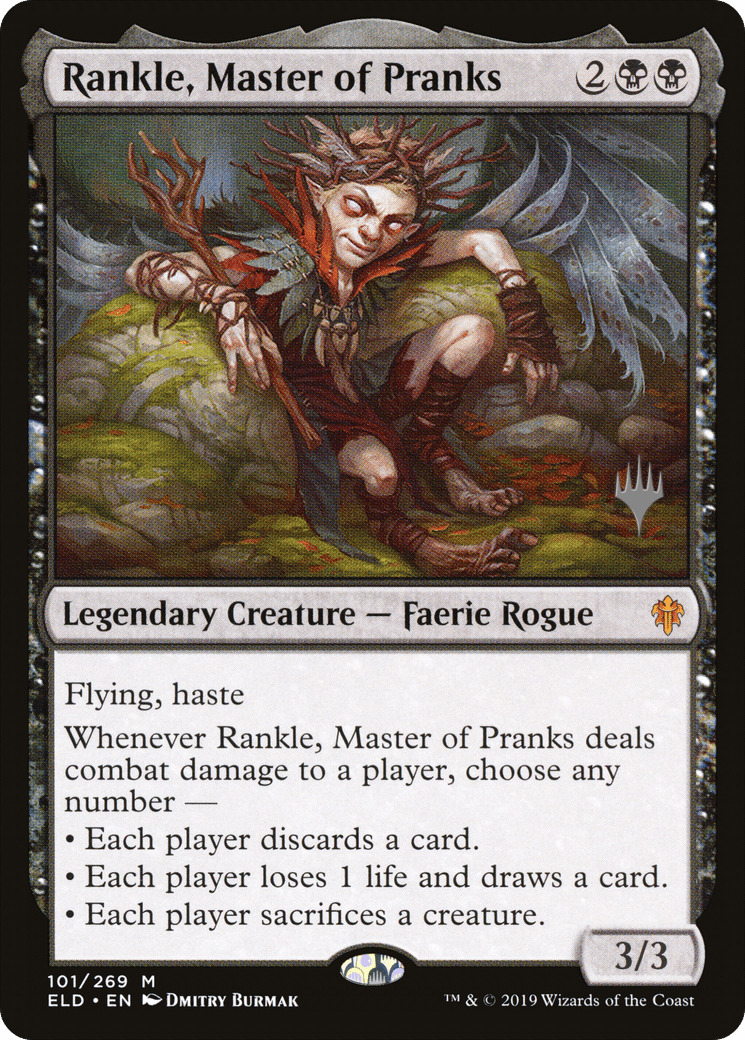 Rankle, Master of Pranks (Promo Pack) [Throne of Eldraine Promos] Foil