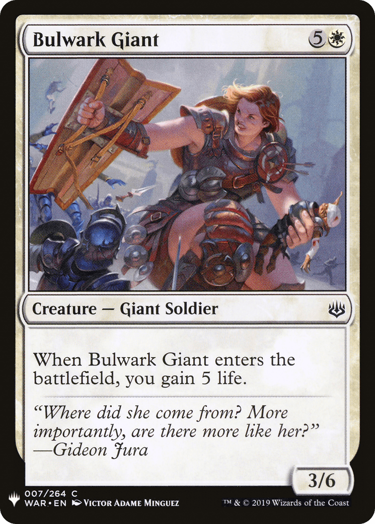 Bulwark Giant |  (WAR-7) [The List]