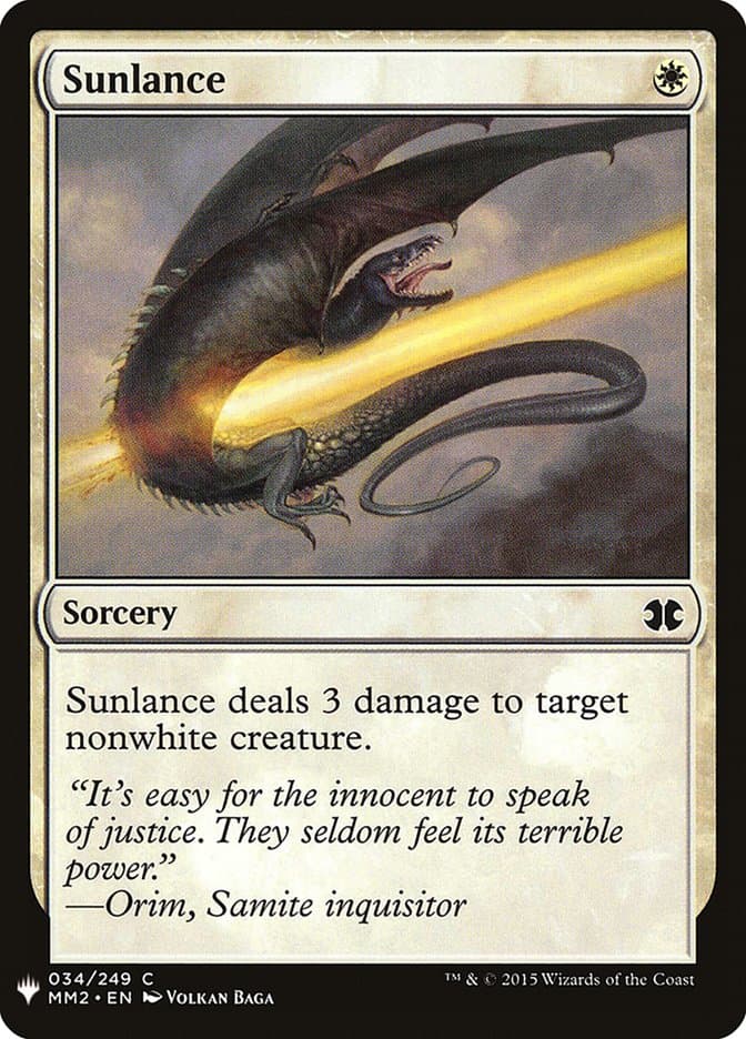 Sunlance |  (MM2-34) [The List]