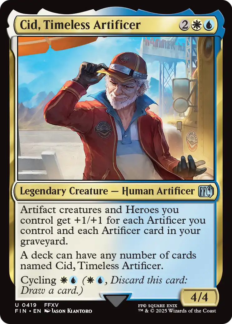 Cid, Timeless Artificer (0419) (419) [FINAL FANTASY]