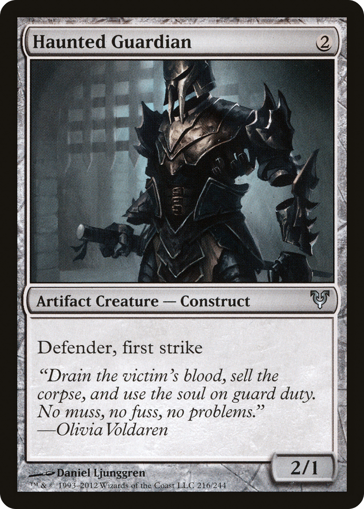 Haunted Guardian [Avacyn Restored] Foil