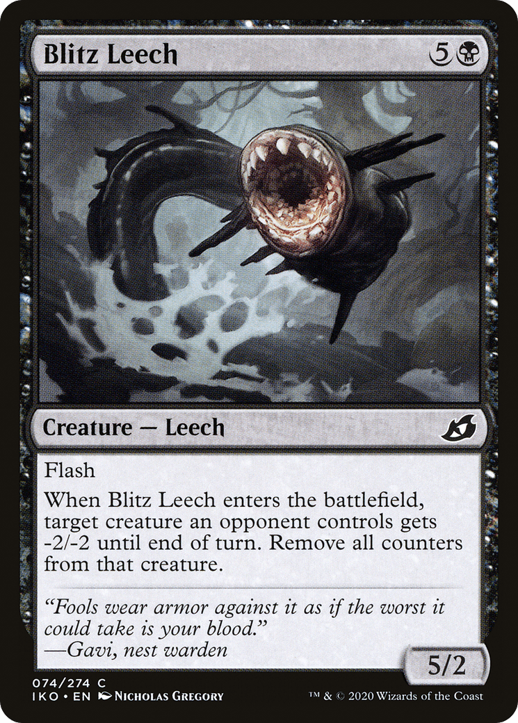 Blitz Leech [Ikoria: Lair of Behemoths] Foil