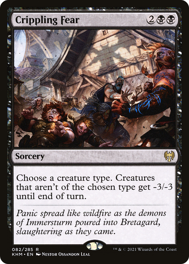 Crippling Fear [Kaldheim] Foil