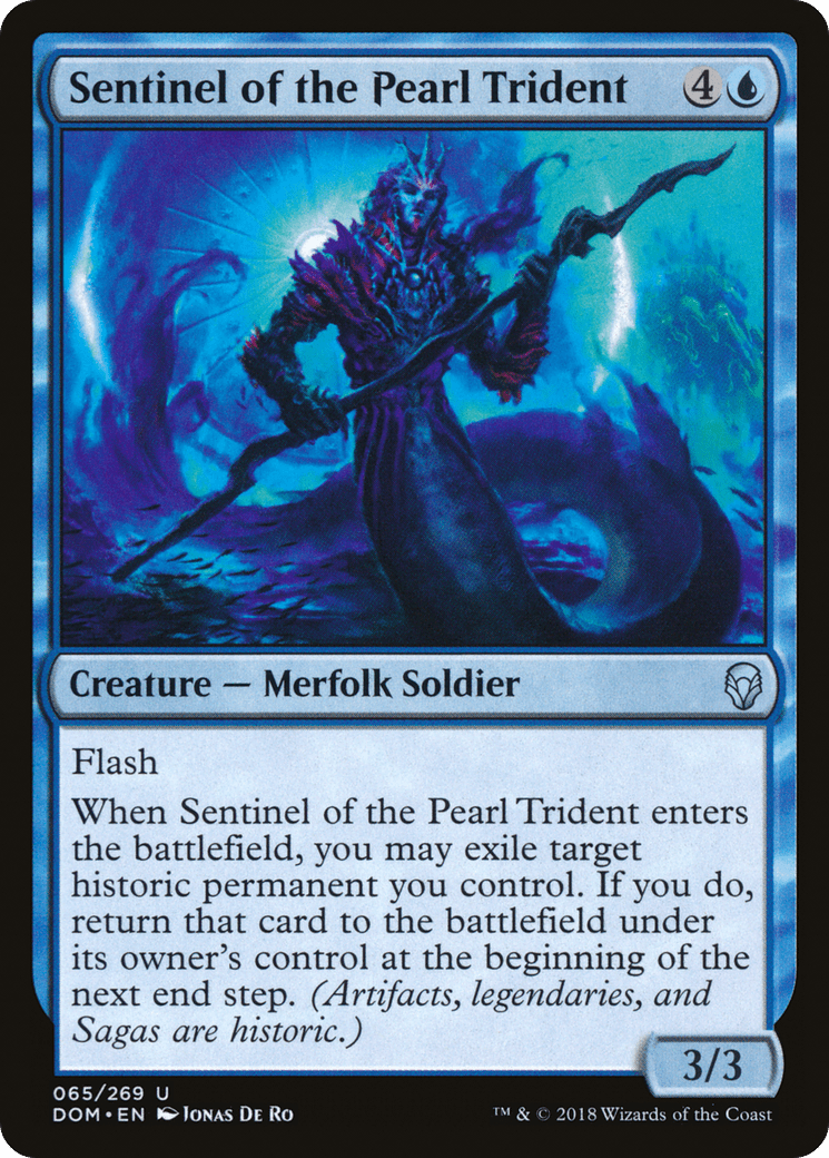 Sentinel of the Pearl Trident [Dominaria] Foil