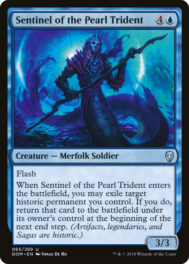Sentinel of the Pearl Trident [Dominaria] Foil
