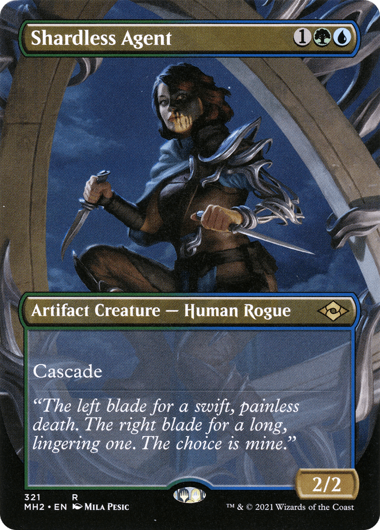 Shardless Agent (Borderless Alternate Art) [Modern Horizons 2] Foil