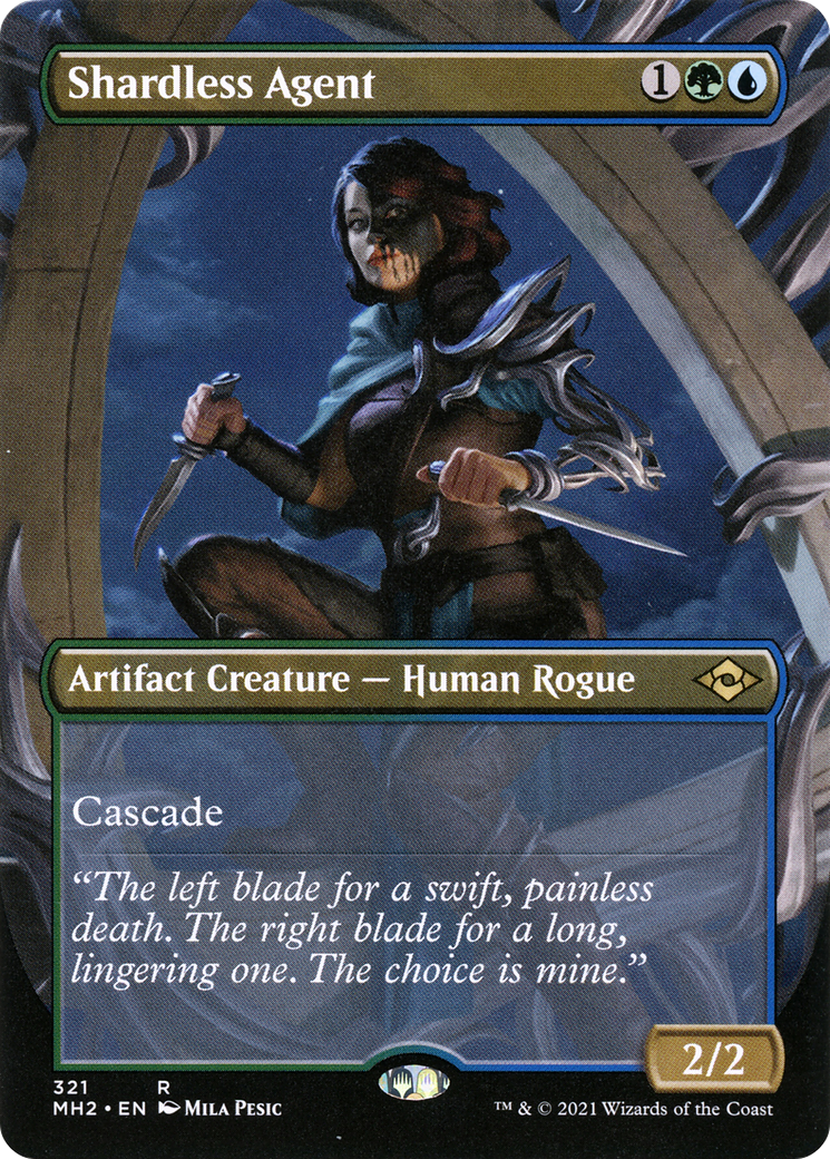 Shardless Agent (Borderless Alternate Art) [Modern Horizons 2] Foil