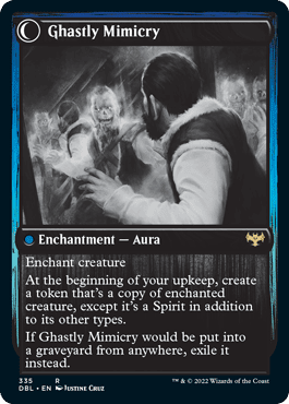 Mirrorhall Mimic // Ghastly Mimicry [Innistrad: Double Feature] Foil