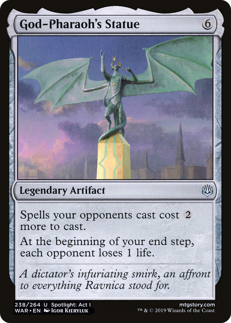 God-Pharaoh's Statue [War of the Spark] Foil