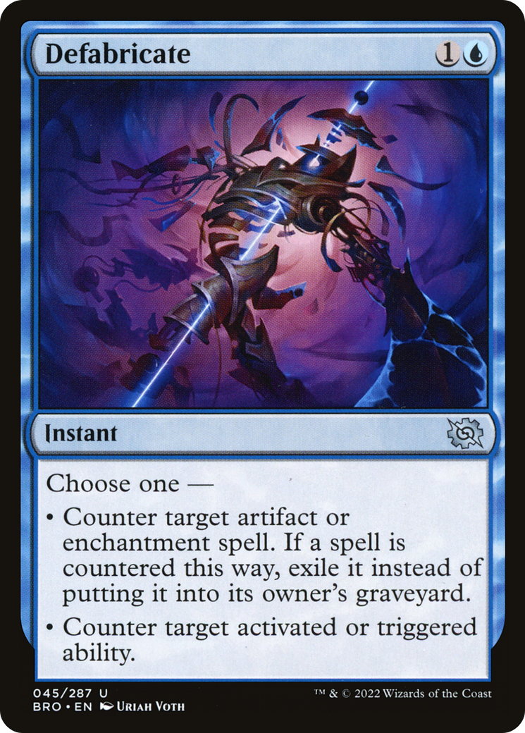 Defabricate [The Brothers' War] Foil