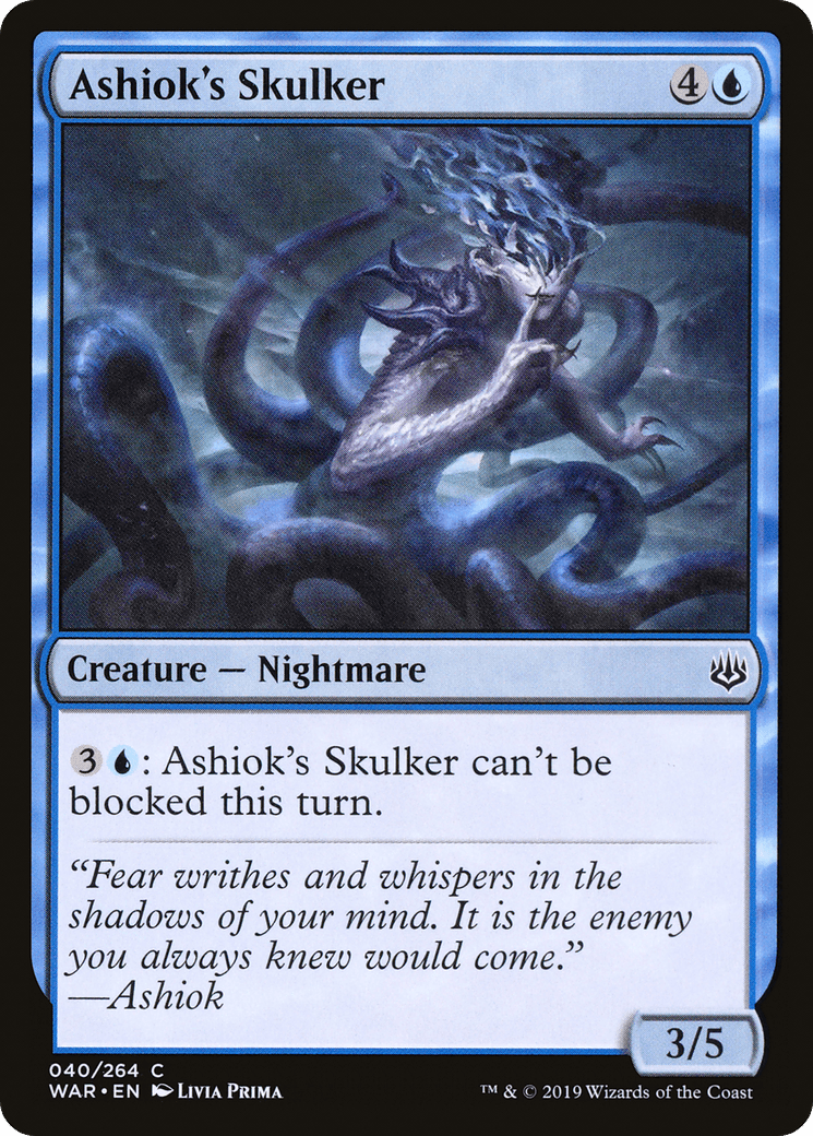 Ashiok's Skulker [War of the Spark] Foil