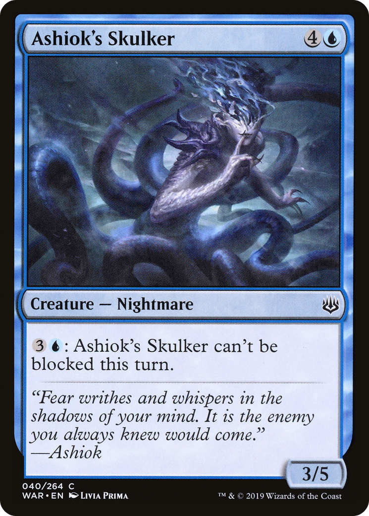 Ashiok's Skulker [War of the Spark] Foil