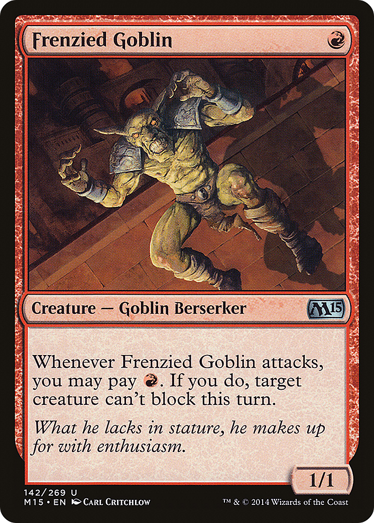 Frenzied Goblin [Magic 2015] Foil