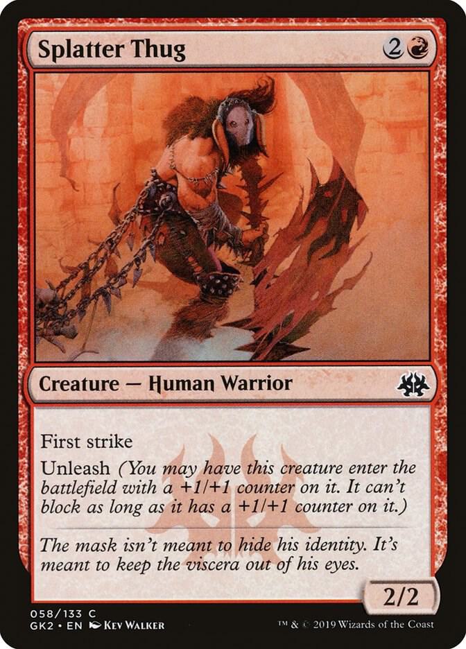 Splatter Thug 58/133 (Ravnica Allegiance: Guild Kits) 