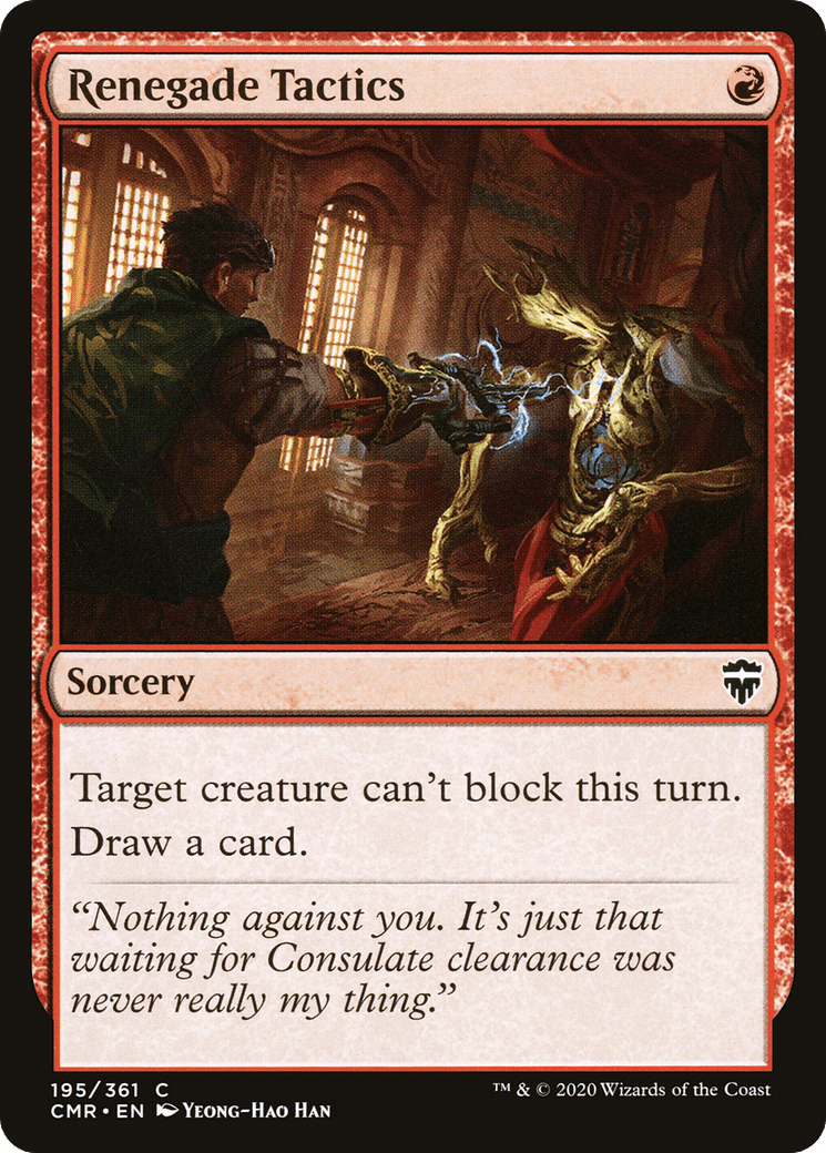 Renegade Tactics [Commander Legends] Foil