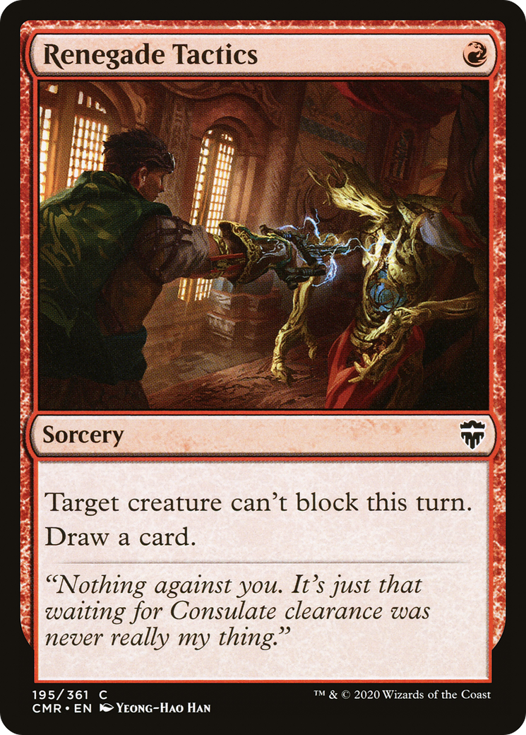 Renegade Tactics [Commander Legends] Foil