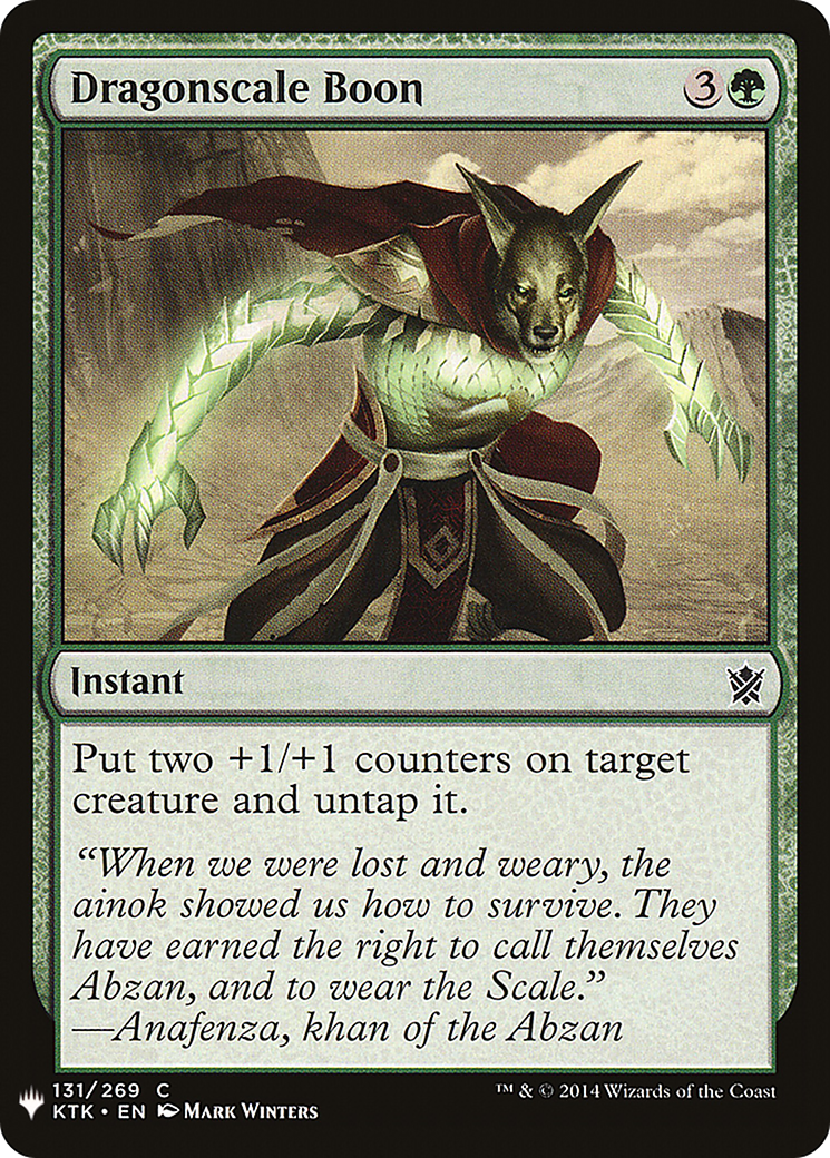 Dragonscale Boon |  (KTK-131) [The List]